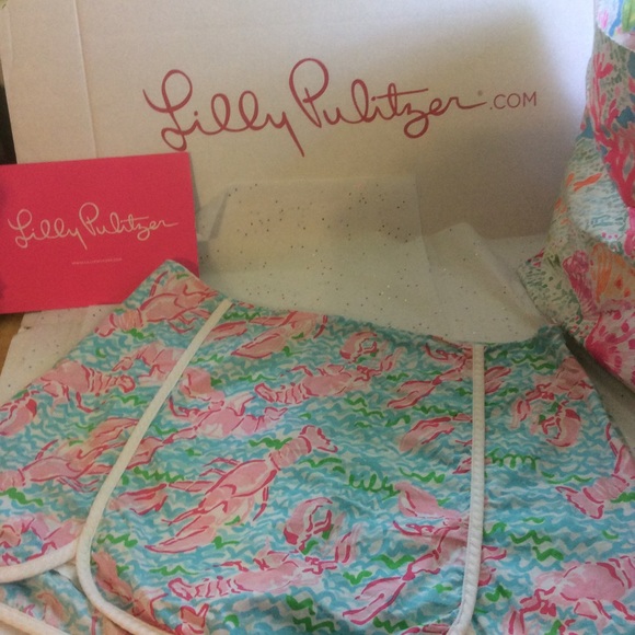 Lilly Pulitzer Cala Skort Lobstrah Roll Holy Grail - Picture 8 of 10